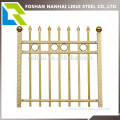 Best price golden stainless steel garden fence